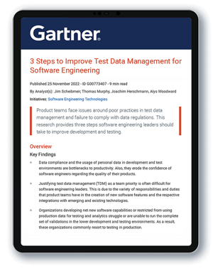 Test Data Management Tools - Gartner Report