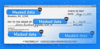 Unstructured data masking example