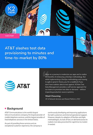 Test data management case study - AT&T