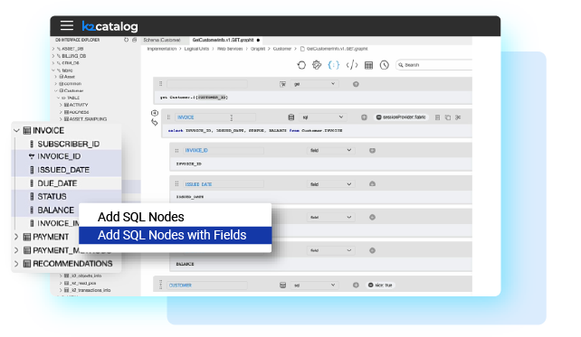 No-code data orchestration, transformation and web service generator