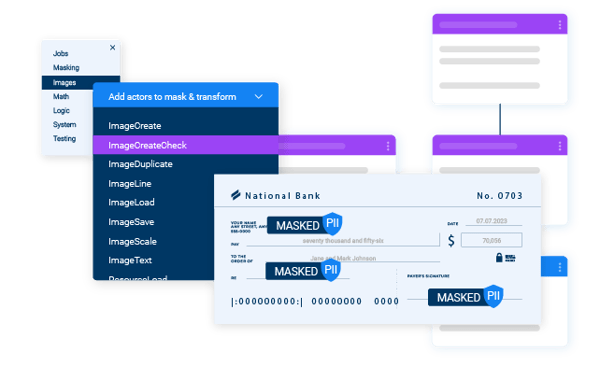 Unstructured data masking tools