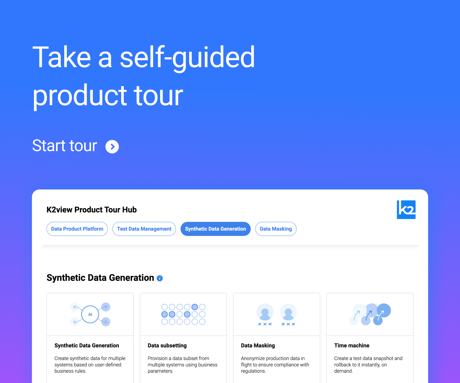 Product tour