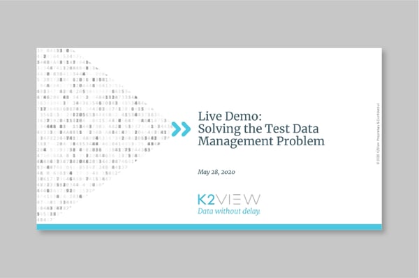 On Demand: Solving the Test Data Management Problem