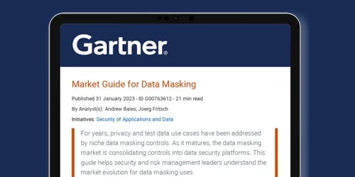 Gartner report Data Masking