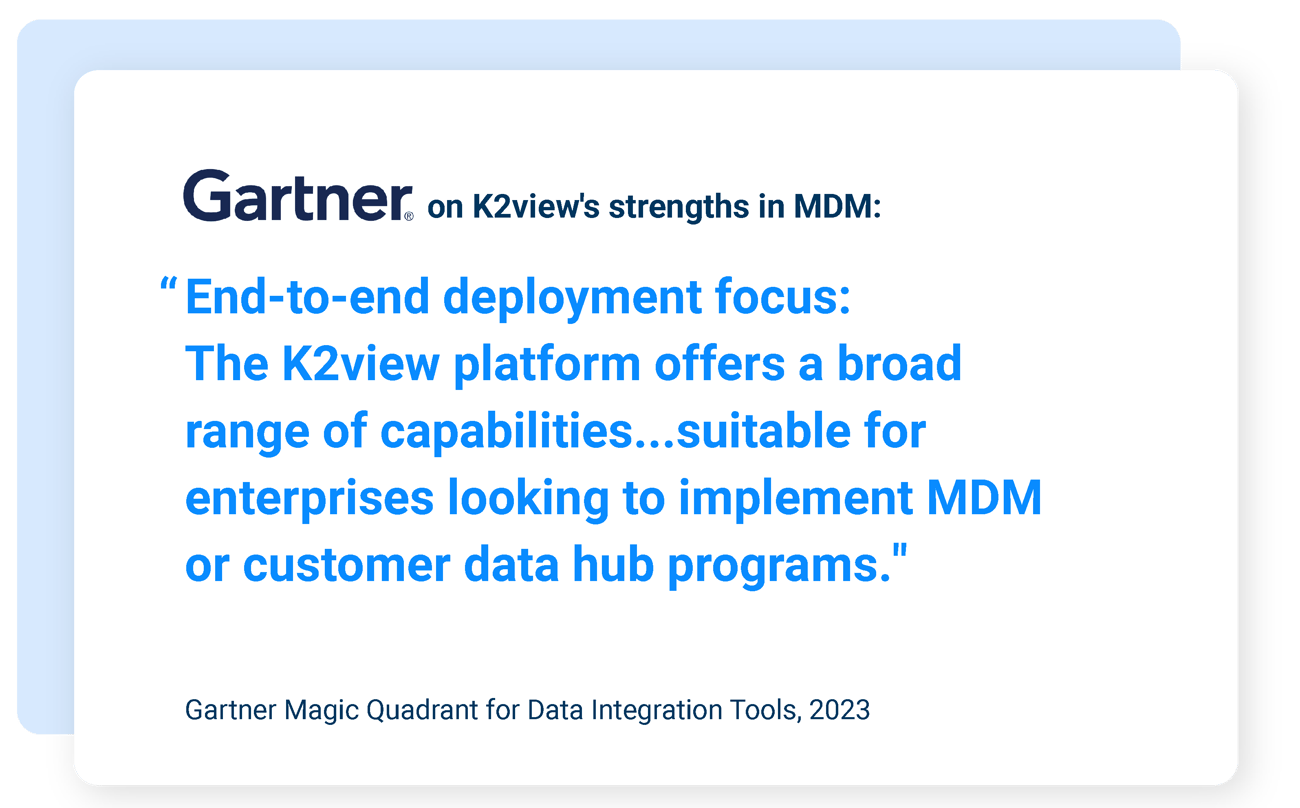 Multidomain Master Data Management Tools | K2View