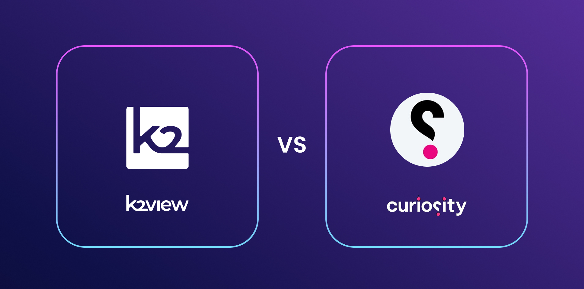 Curiosity Software vs K2view