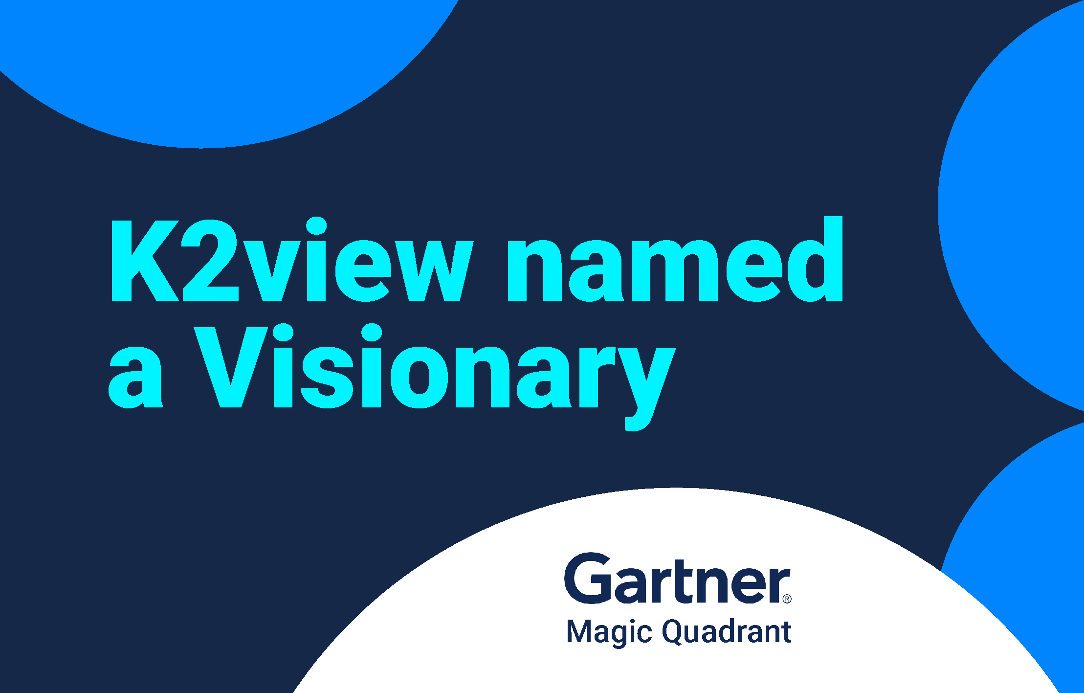 K2view named Visionary in 2023 Gartner MQ for Data Integration Tools